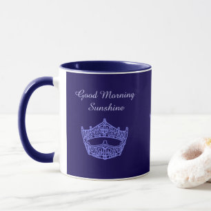 Miss America Guten Morgen Sonnenschein Kronen Tass Tasse