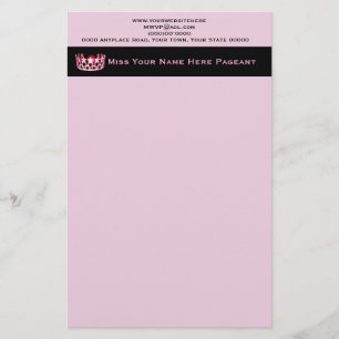 Miss America im Stil Custom Letterhead Briefpapier