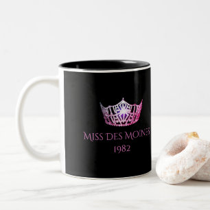 Miss America Individuelle Name Pink Crown Tasse