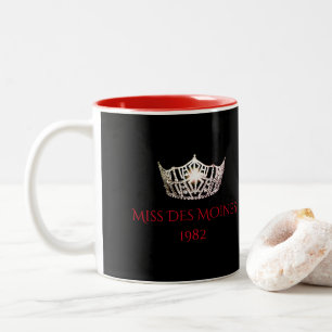 Miss America Individuelle Name Silver Crown Tasse