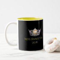 Miss America Individuelle Name Silver Crown Tasse