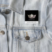 Miss America Ladys Director Custom Button Button (Beispiel)