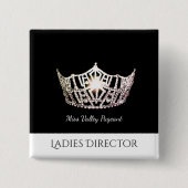 Miss America Ladys Director Custom Button Button (Vorderseite)