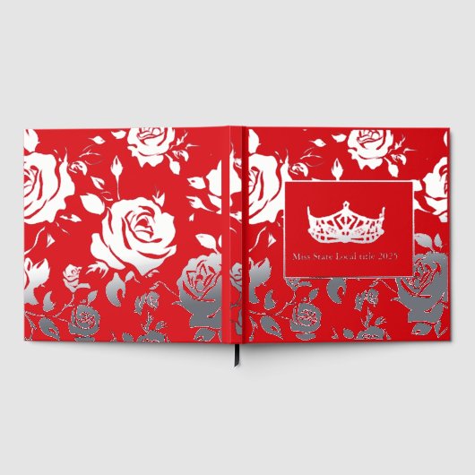 Miss America like Crown Foil Roses Scrapbook Fo Gästebuch (Voll)