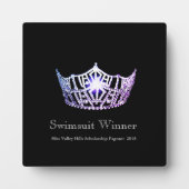 Miss America Lilac Crown Swimsuit Gewinner Plaque Fotoplatte (Vorderseite)
