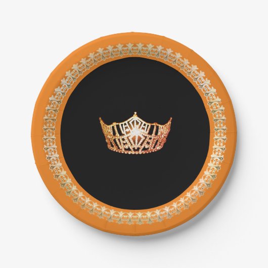 Miss America Orange 7" Paper Teller (Vorderseite)