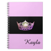 Miss America Orchid Crown Notebook - Individuelle Notizblock (Vorderseite)