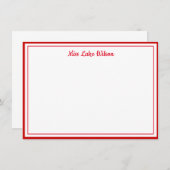 Miss America Pageant Custom Note Card Mitteilungskarte (Vorne/Hinten)