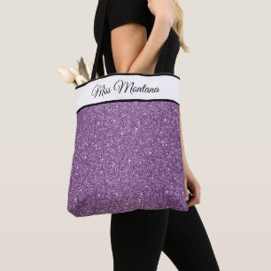 Miss America Pageant Imitate Glitzer Tote Bag Tasche