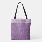 Miss America Pageant Imitate Glitzer Tote Bag Tasche (Rückseite)