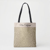 Miss America Pageant Imitate Glitzer Tote Bag Tasche (Vorderseite)
