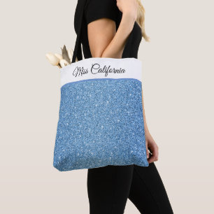 Miss America Pageant Imitate Glitzer Tote Bag Tasche