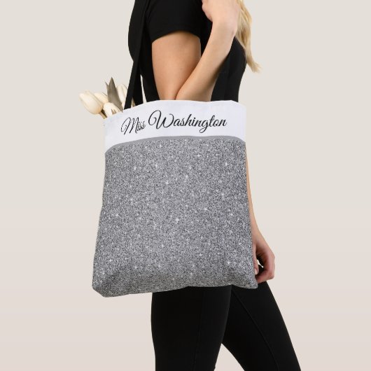 Miss America Pageant Imitate Glitzer Tote Bag Tasche (Von Nahem)