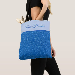 Miss America Pageant Imitate Glitzer Tote Bag Tasche