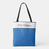 Miss America Pageant Imitate Glitzer Tote Bag Tasche (Rückseite)