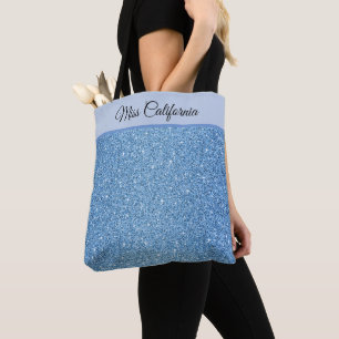 Miss America Pageant Imitate Glitzer Tote Bag Tasche