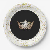 Miss America Pageant Party Paper Tellers Stars Pappteller (Vorderseite)