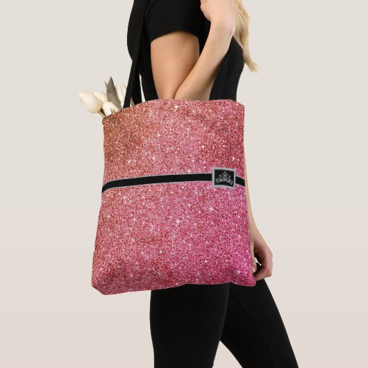 Miss America Pageant Tiara Glitzer Tote Bag Tasche (Von Nahem)