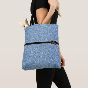Miss America Pageant Tiara Glitzer Tote Bag Tasche