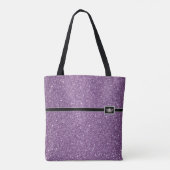 Miss America Pagetier Imitate Glitzer Tote Bag Tasche (Rückseite)