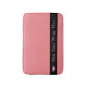 Miss America Pink Crown Bath Mat Badematte (Vorderseite Vertikal)