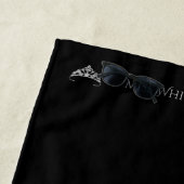 Miss America Rodeo Custom Silver Crown Beach Handt Strandtuch (Beispiel)