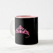 Miss America Rodeo Stil Pink Pageant Crown Tasse (Vorderseite Links)