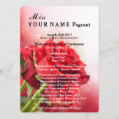 Miss America Rote Rose Pageant Awards Ball Program Programm (Vorderseite)
