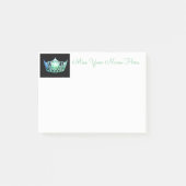 Miss America Sea Green Crown Post-it-Notes Post-it Klebezettel (Vorderseite)