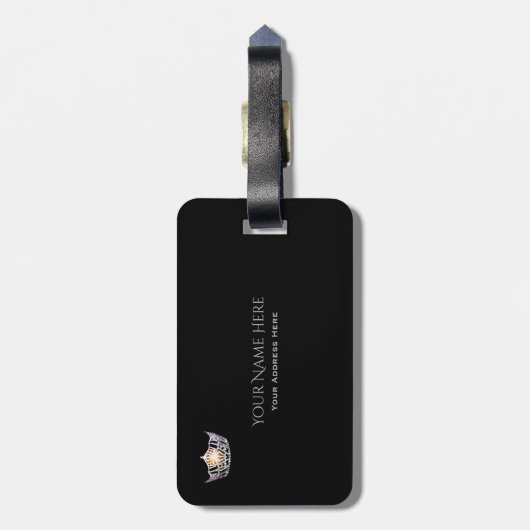 Miss America Silver Crosstraining Gepäckanhänger (Rückseite vertikal)