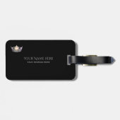 Miss America Silver Crosstraining Gepäckanhänger (Rückseite horizontal)