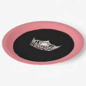 Miss America Silver Crown 9" Paper Teller (Schrägansicht)