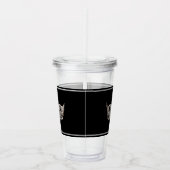 Miss America Silver Crown Acrylic Tumbler Acryltrinkbecher (Rechts)