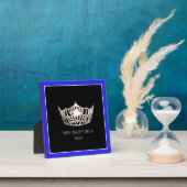 Miss America Silver Crown Awards Plaque Fotoplatte (InSitu)