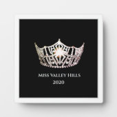 Miss America Silver Crown Awards Plaque Fotoplatte (Vorderseite)