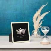 Miss America Silver Crown Awards Plaque Fotoplatte (InSitu)