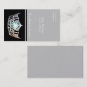 Miss America Silver Crown Business Cards Visitenkarte (Vorne/Hinten)