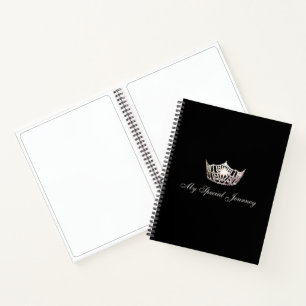 Miss America Silver Crown Custom Journal-Notebook Notizblock