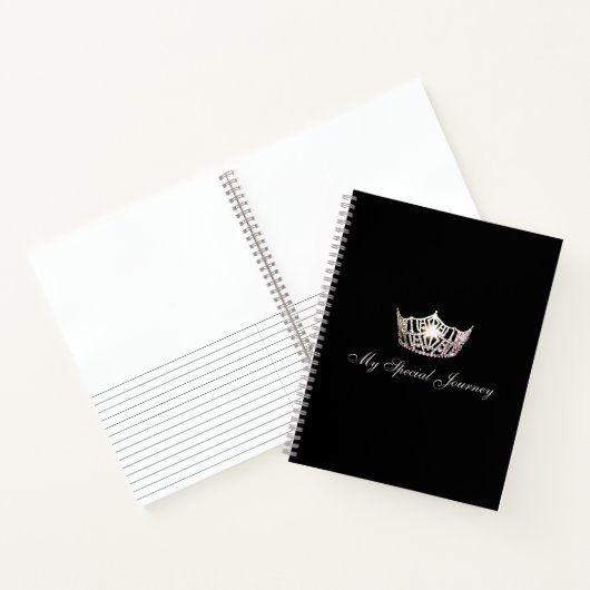 Miss America Silver Crown Custom Journal-Notebook Notizblock (Innenseite)