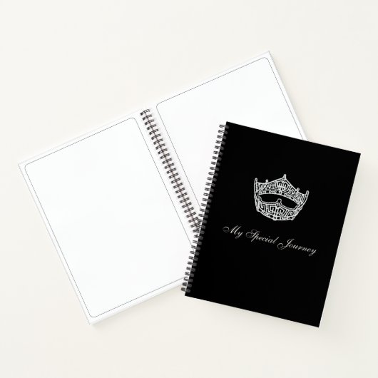 Miss America Silver Crown Custom Journal-Notebook Notizblock (Innenseite)