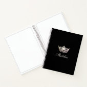 Miss America Silver Crown Custom Sketchbook Notizblock (Innenseite)