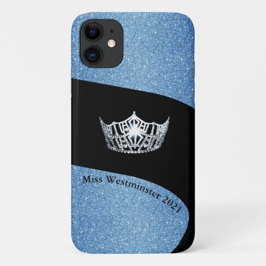 Miss America Silver Crown iPhone 11 Fall Case-Mate iPhone Hülle (Rückseite)