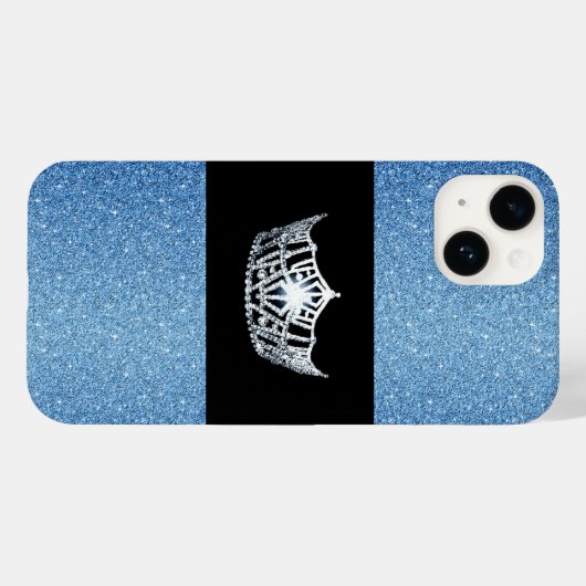 Miss America Silver Crown iPhone 14 Fall Case-Mate iPhone Hülle (Rückseite (Horizontal))