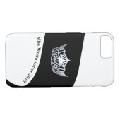 Miss America Silver Crown Phone Cases Custom (Rückseite (Horizontal))