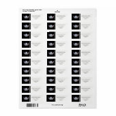 Miss America Silver Crown Rücksendeadressen-Aufkle (Vorne)