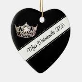 Miss America Silver Crown & Sash Ornament (Rechts)
