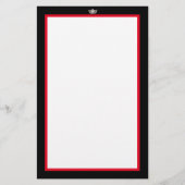 Miss America Silver Crown Stationery Paper Briefpapier (Vorderseite)