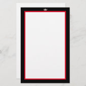 Miss America Silver Crown Stationery Paper Briefpapier (Vorne/Hinten)