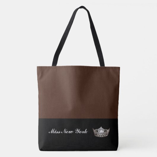 Miss America Silver Crown Tote Bag Large BT Sienna Tasche (Vorderseite)