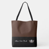 Miss America Silver Crown Tote Bag Large BT Sienna Tasche (Rückseite)